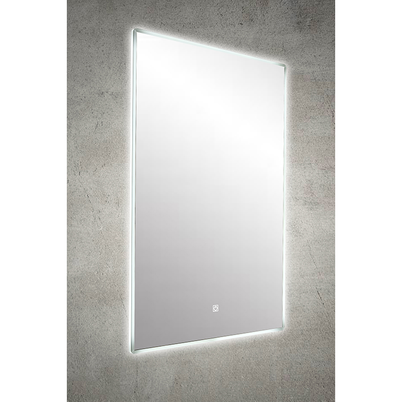 RBLM-750DE-AC Rectangle LED Mirror with Demister and Frosted Acrylic Edge